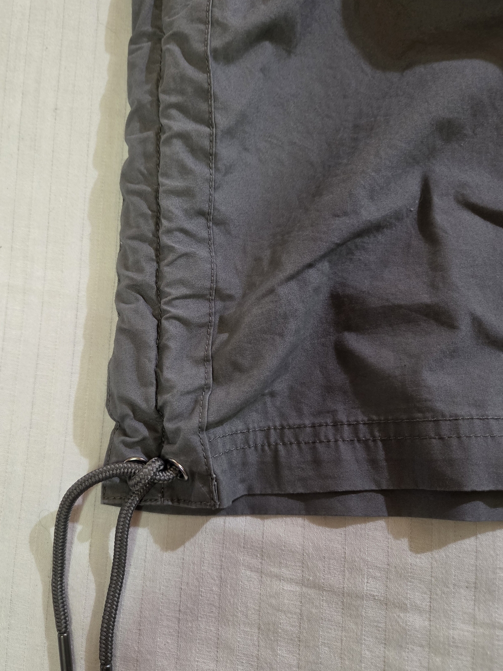 Converse Gray Cargo Skirt Womens Size XL Casual Drawstring Cargo Midi Skirt - Picture 4 of 13